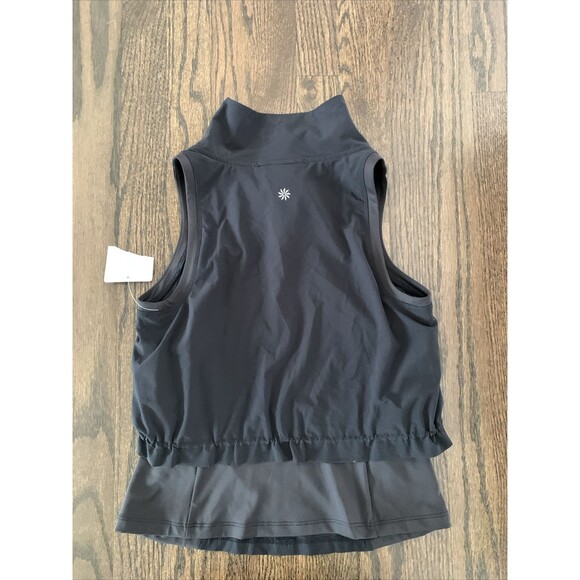 Athleta Venture Out Tank Crop Top Black XXS  NEW #533073 Athletic Running‎ - Picture 6 of 10